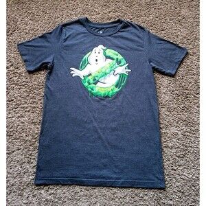 Ghostbusters Movie T-Shirt Boy's Size XL 80's Graphic Gray Shirt